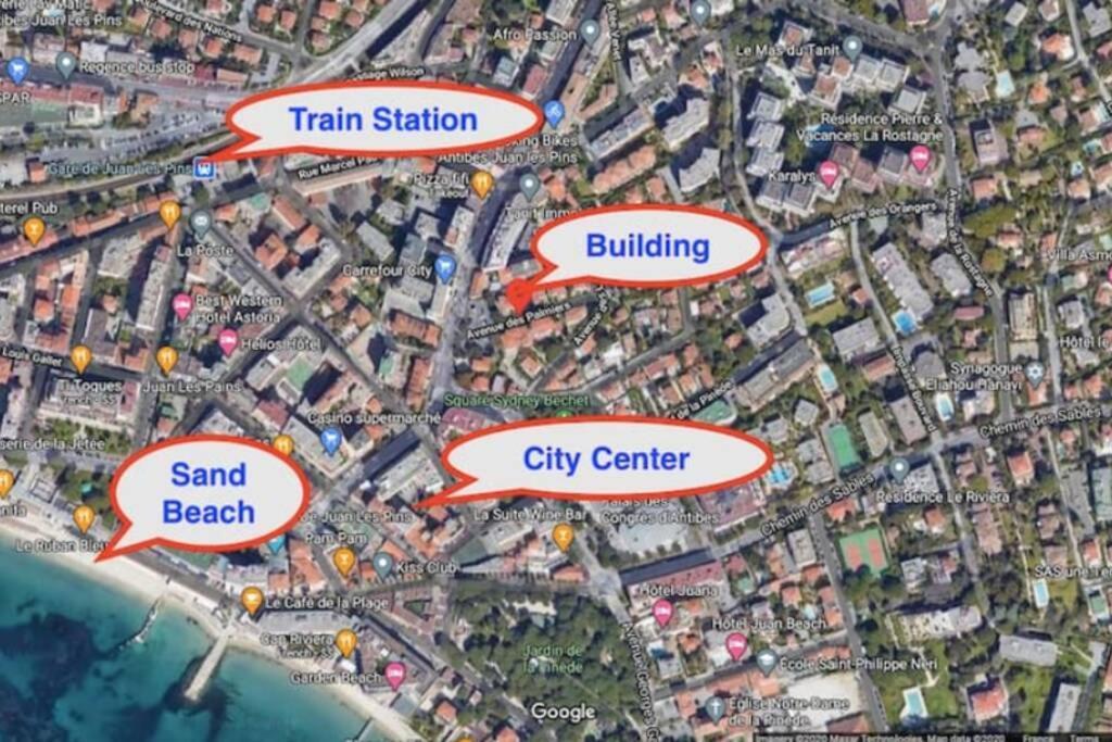 Coeur De Juan, Calme, 300M Plages - Easy Check-In Antibes Exterior photo